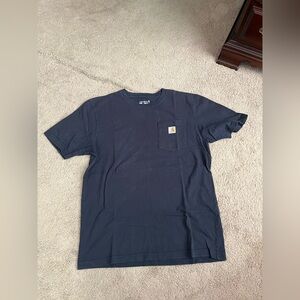 Carhartt Men's Dark Blue Short Sleeve Tee